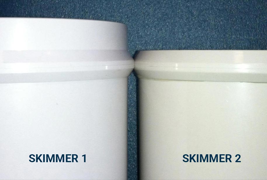 Skimmer sizes